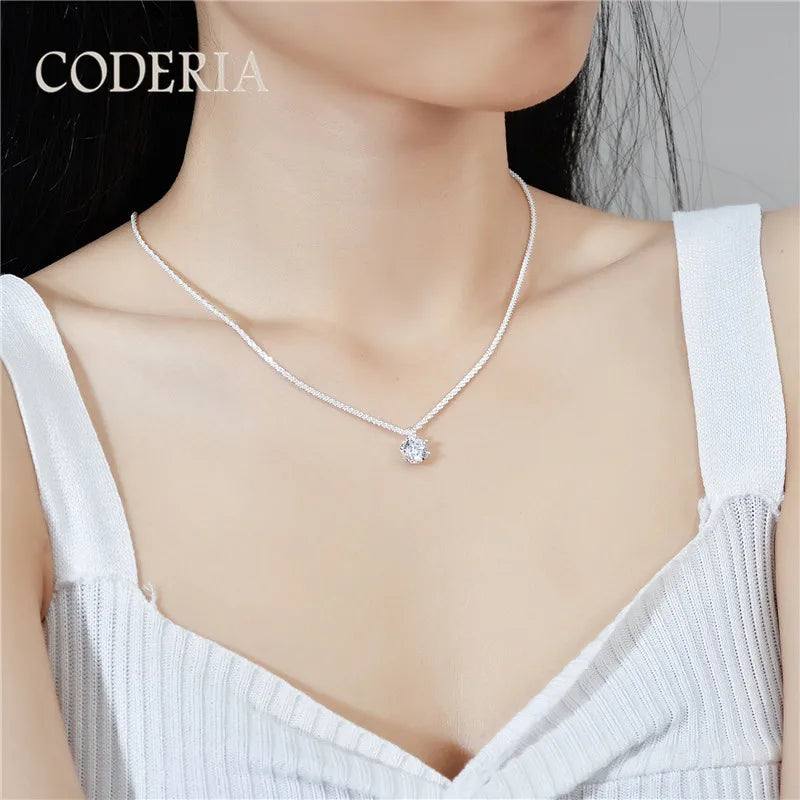 Best Selling 925 Silver  Diamond Necklace