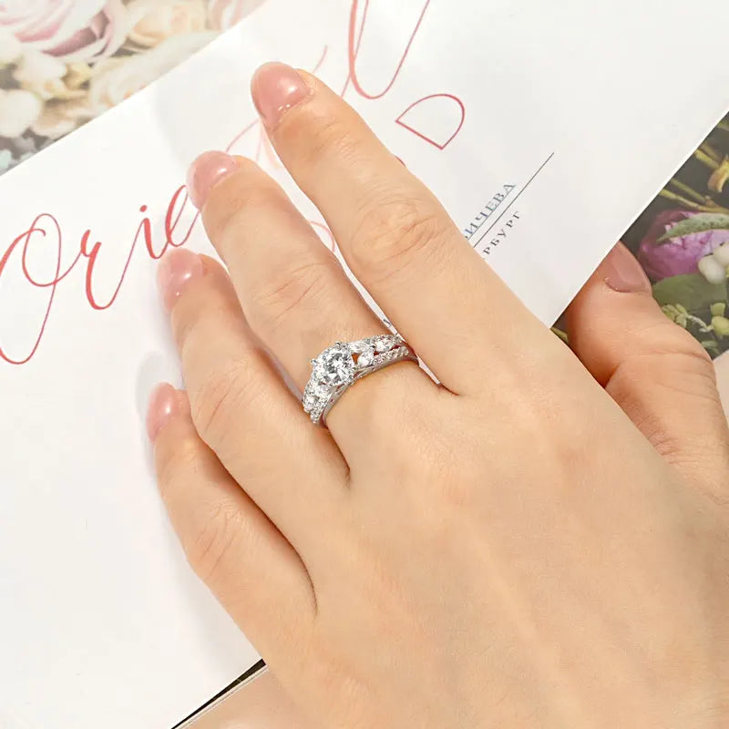 Women's Engagement or Wedding Ring 925 Sterling Silver